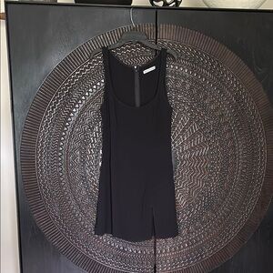 Reformation black scoop neck mini dress XS 0